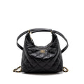 Chanel 22B hobo bag lambskin black  (microchip)