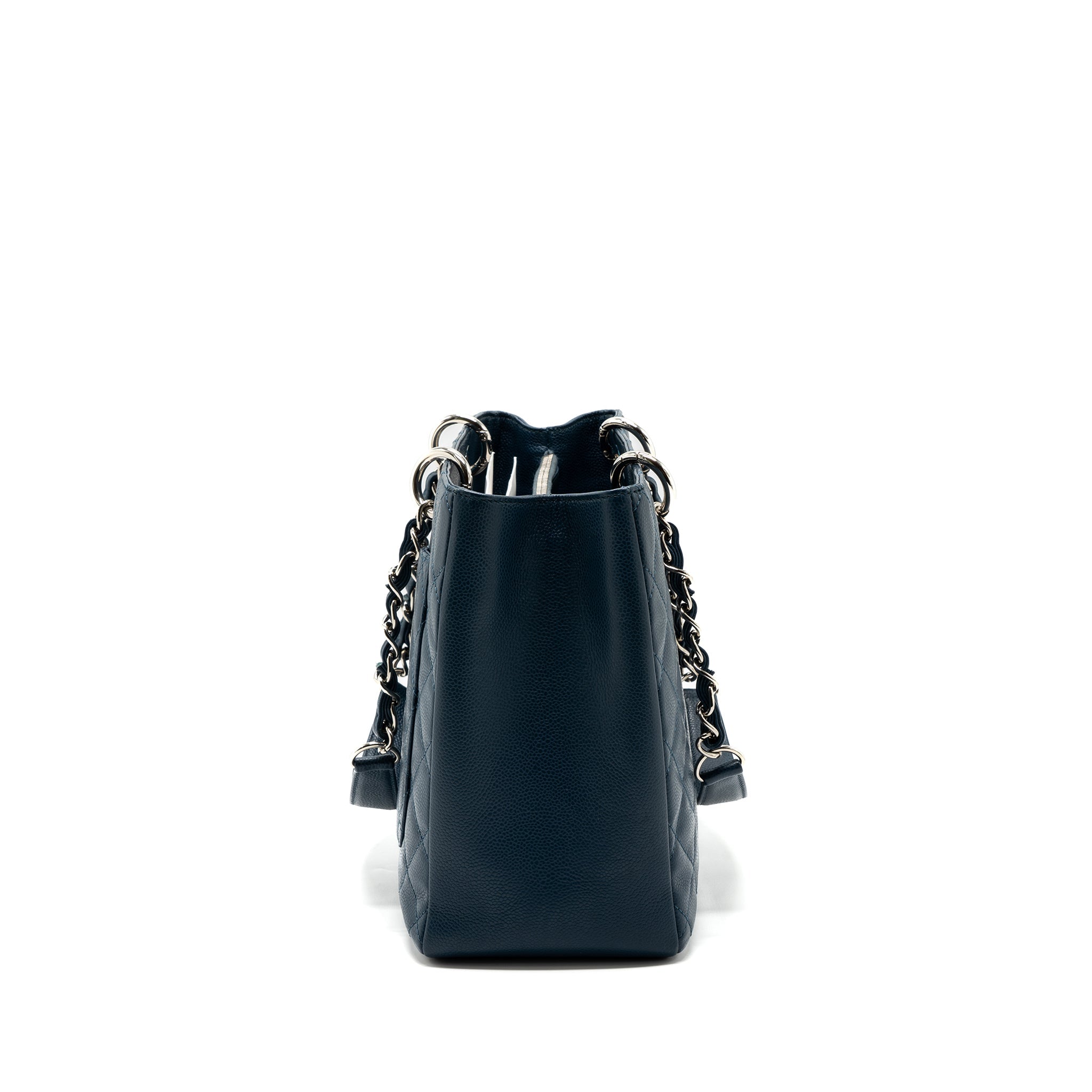 Chanel Grand Shopping Tote/ GST Caviar Dark Blue