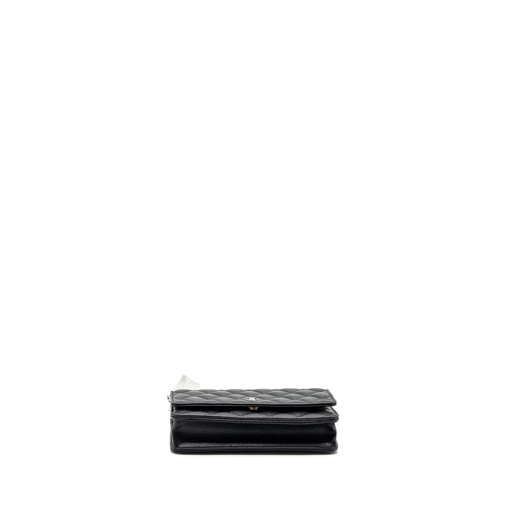 Chanel Classic Wallet on Chain Caviar Black  (Microchip)