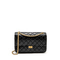 CHANEL Large 2.55 Reissue Flap Bag Aged Calfskin Black