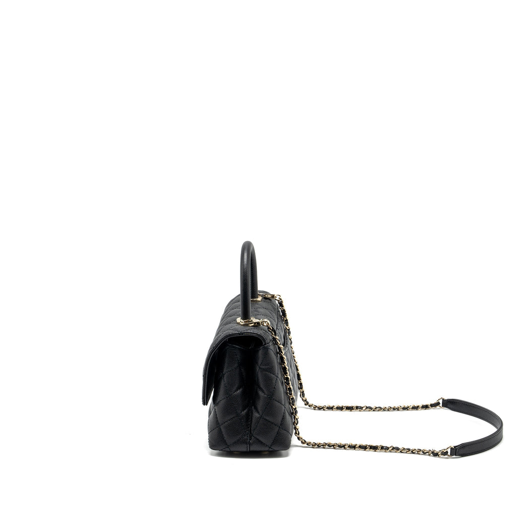 Chanel Small COCO Handle Caviar Black L (Microchip)