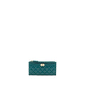 Chanel boy zip pouch lambskin green L
