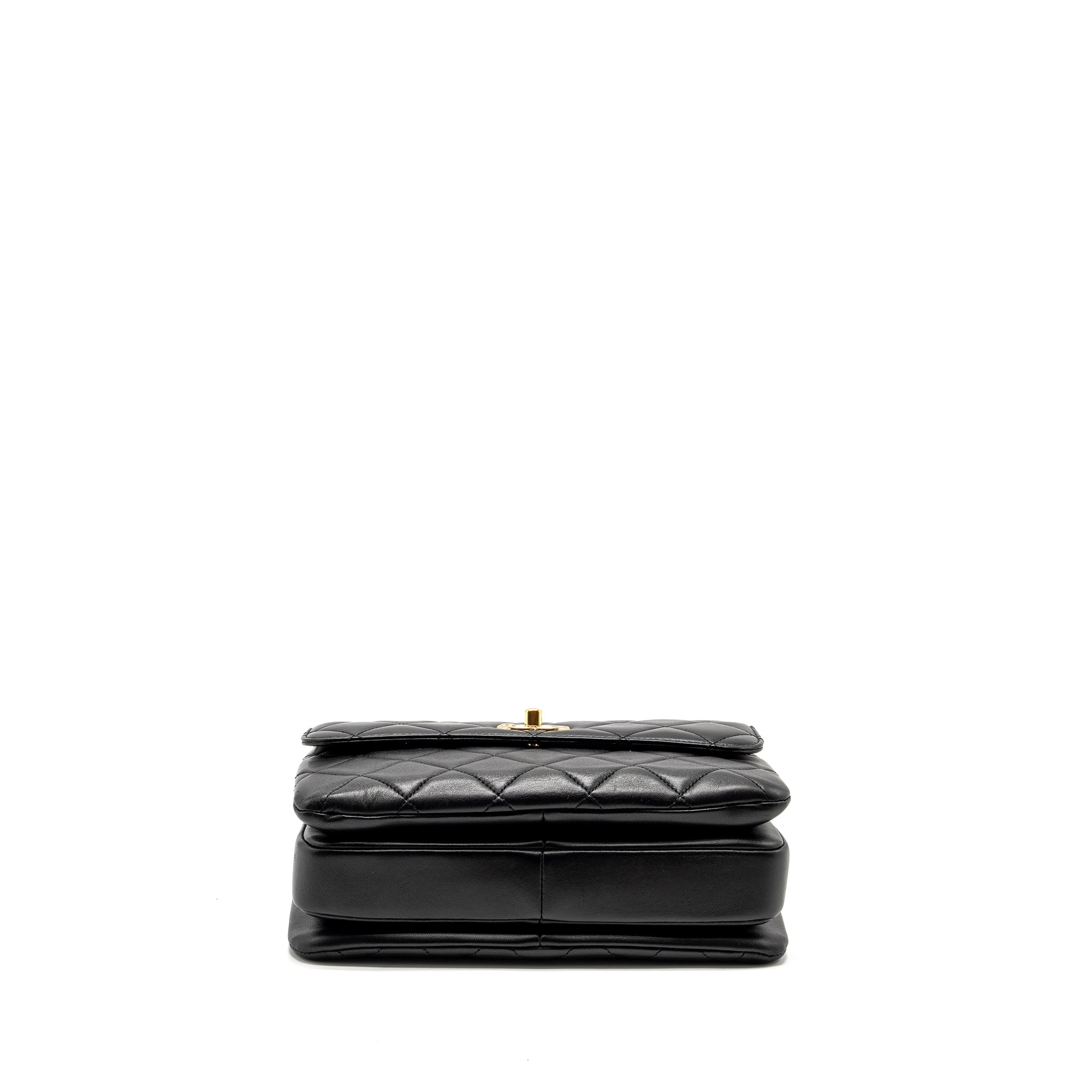 Chanel Small Trendy CC flap Bag Lambskin Black