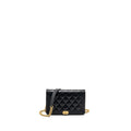 CHANEL Boy Wallet On Chain Lambskin Black Brushed