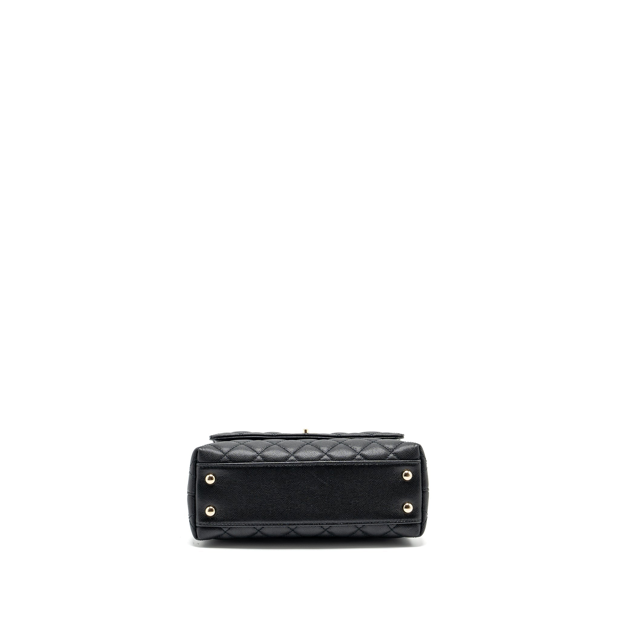 Chanel Small COCO Handle Caviar Black L (Microchip)