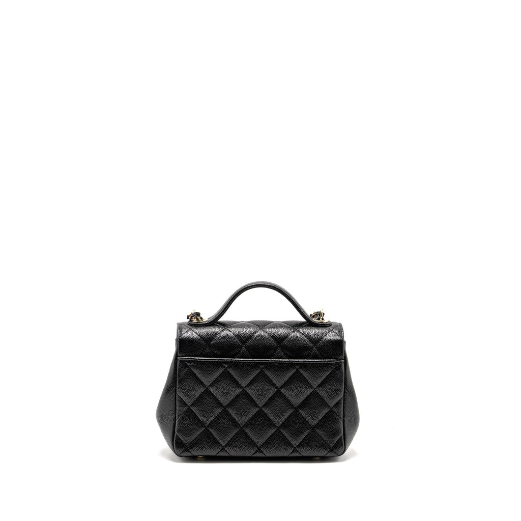 Chanel Small Business Affinity Caviar Black L (Microchip)