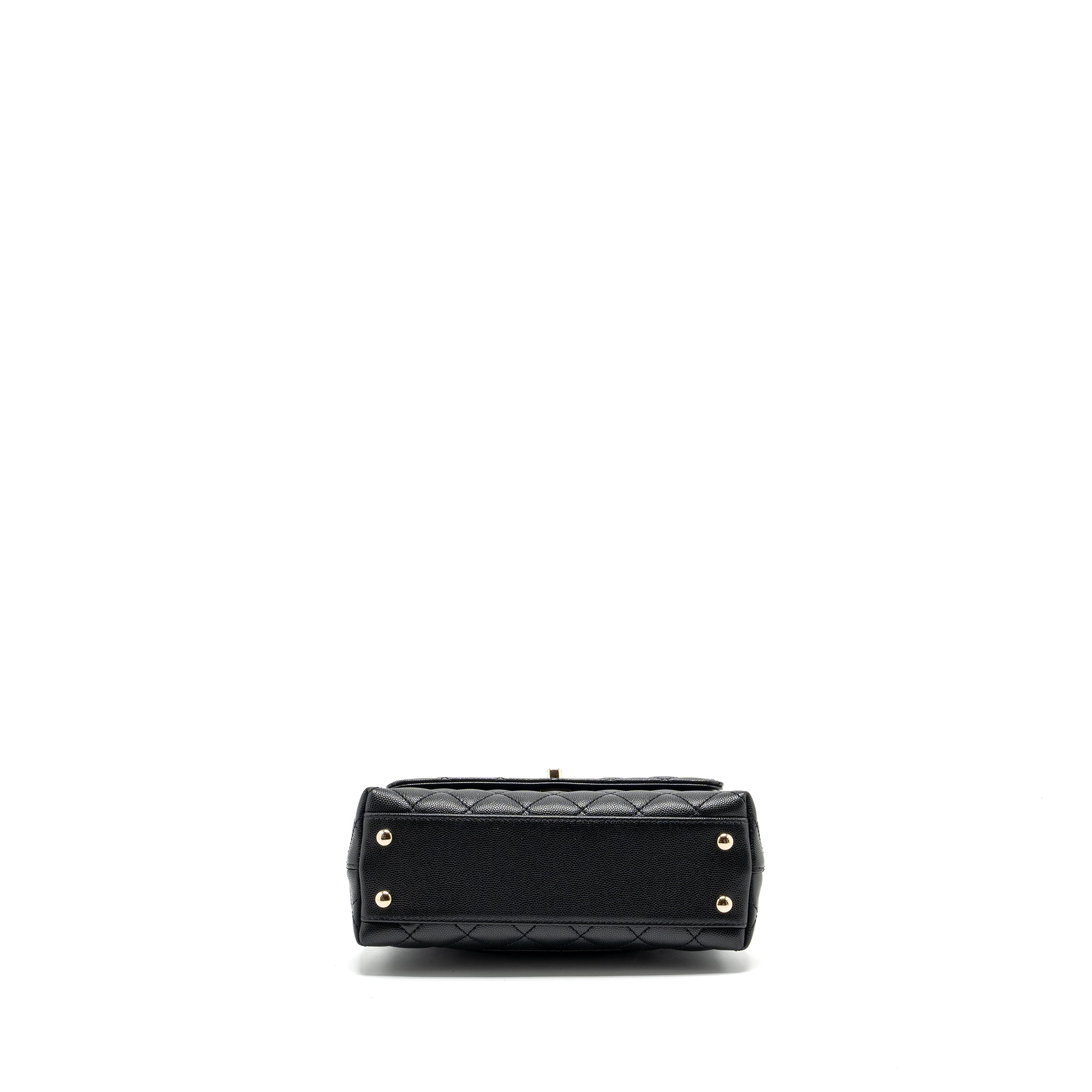 Chanel SMALL COCO HANDLE CAVIAR black L (microchip)