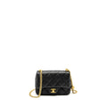 Chanel Coco Love Flap Bag with Adjustable Chain Caviar Black  (Microchip)