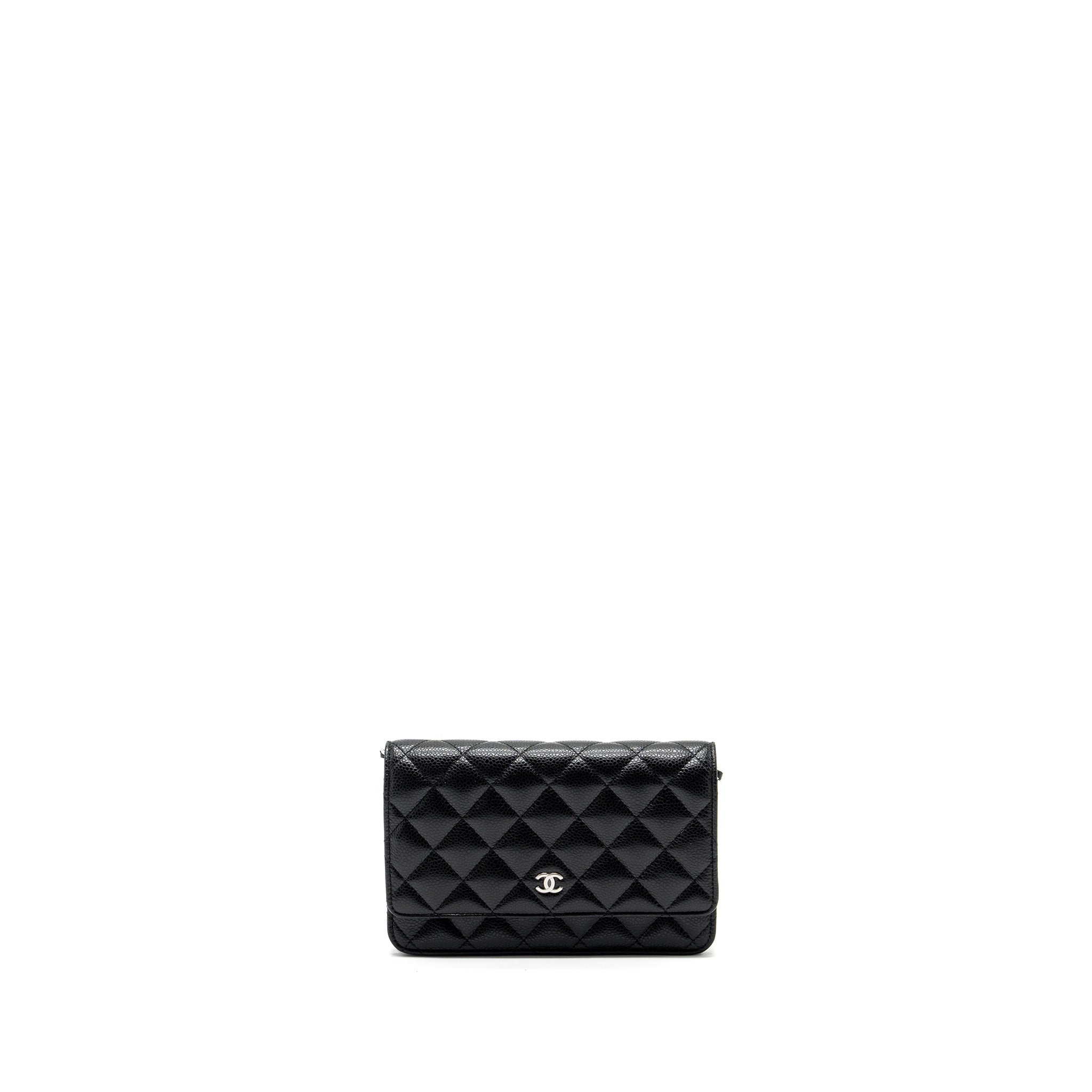 Chanel Classic Wallet on Chain Caviar Black  (Microchip)