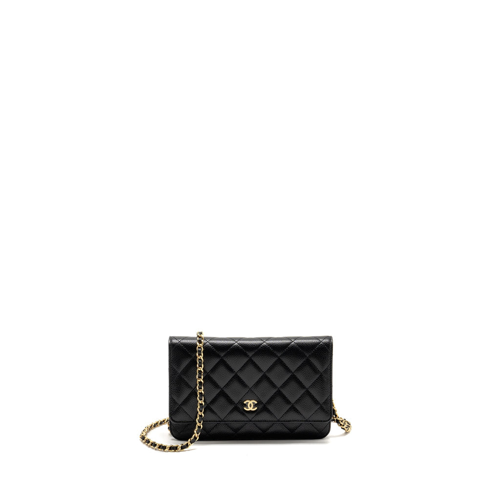 Chanel Classic Wallet on Chain Caviar Black (microchip)