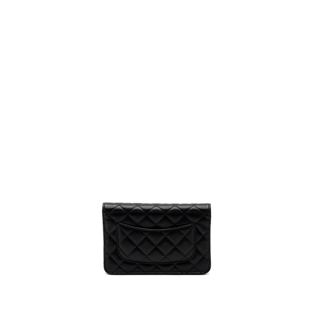 Chanel Classic Wallet On Chain Caviar Black (Microchip)