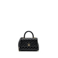 Chanel Small Coco Handle Caviar black L