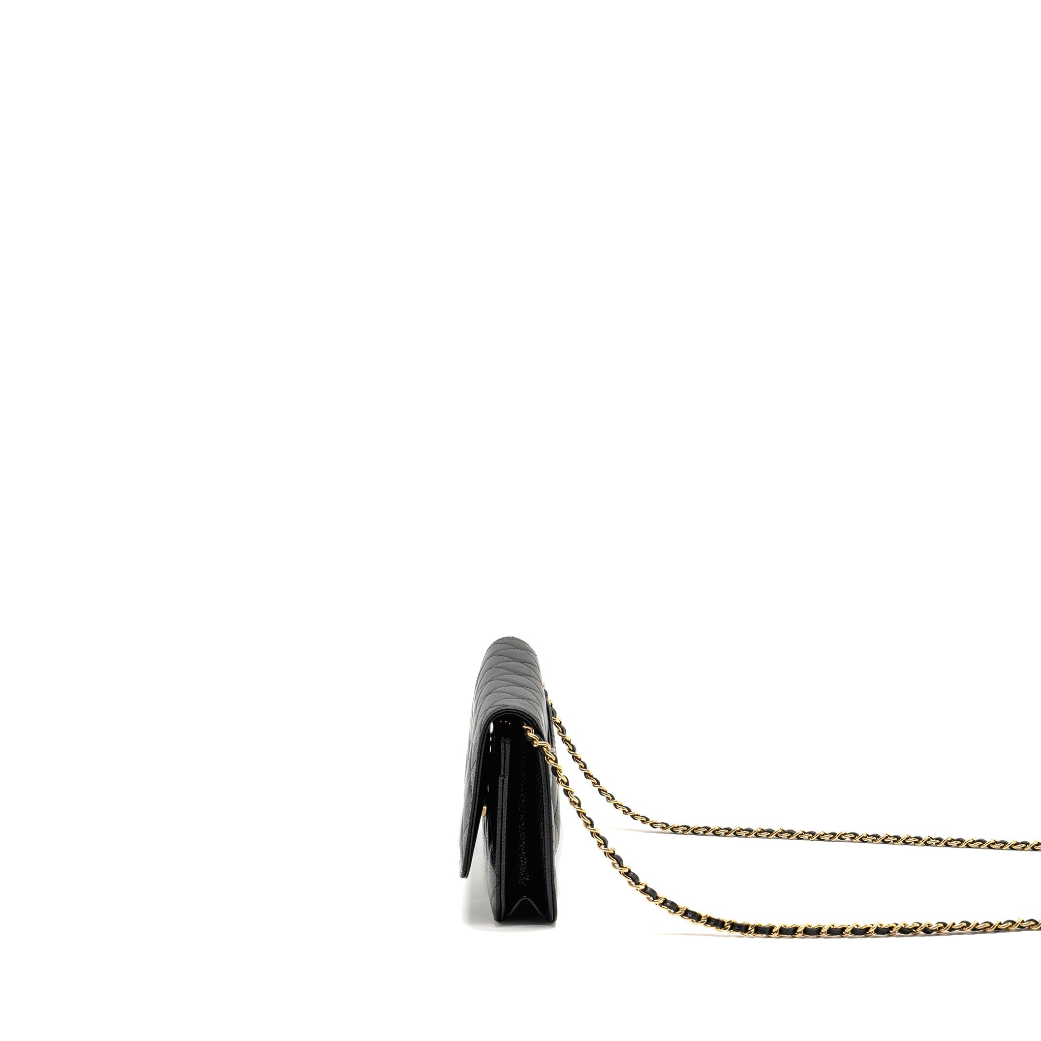Chanel Classic Wallet on Chain Caviar Black (microchip)