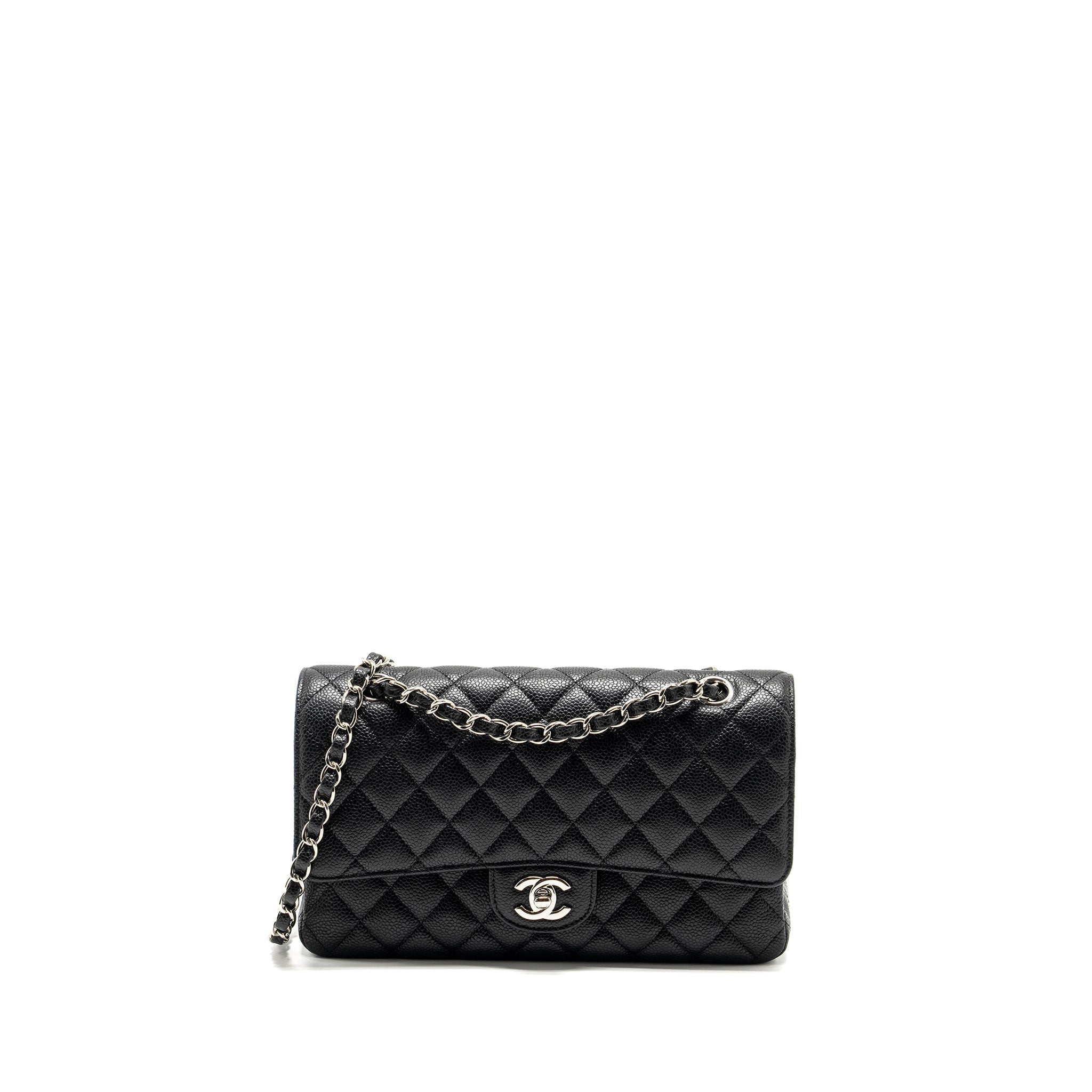 Chanel Medium Classic Double Flap Bag Caviar Black