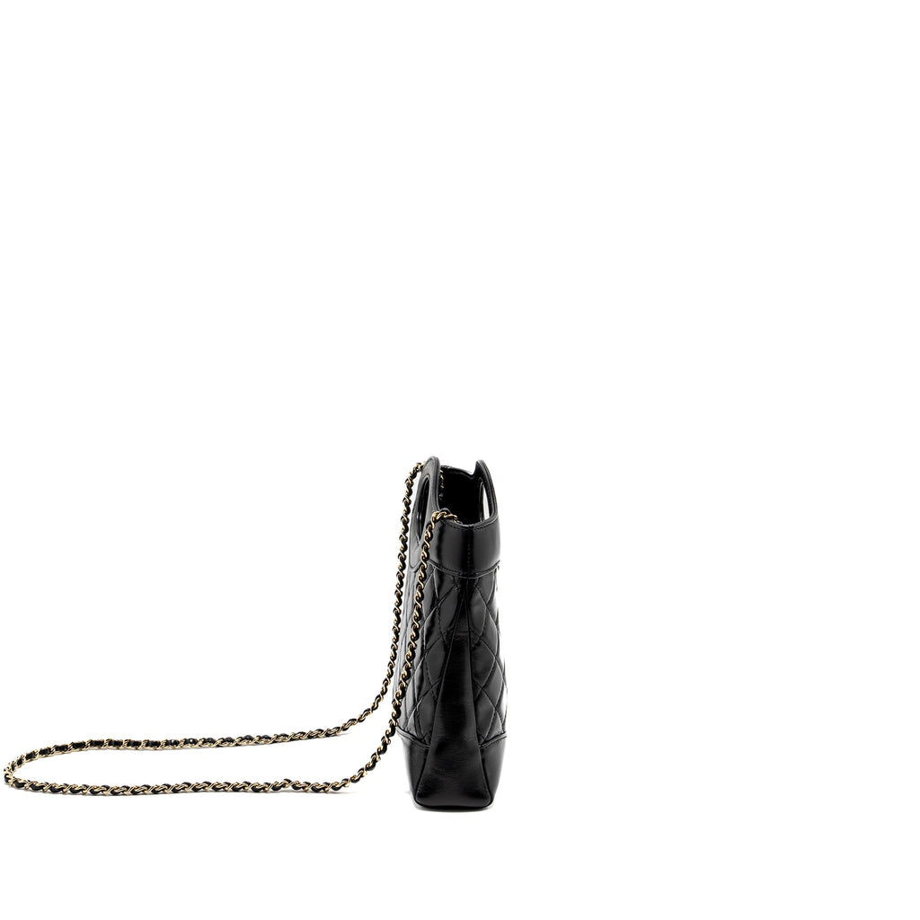 Chanel Mini 31 Bag Shiny Lambskin Black L (Microchip)
