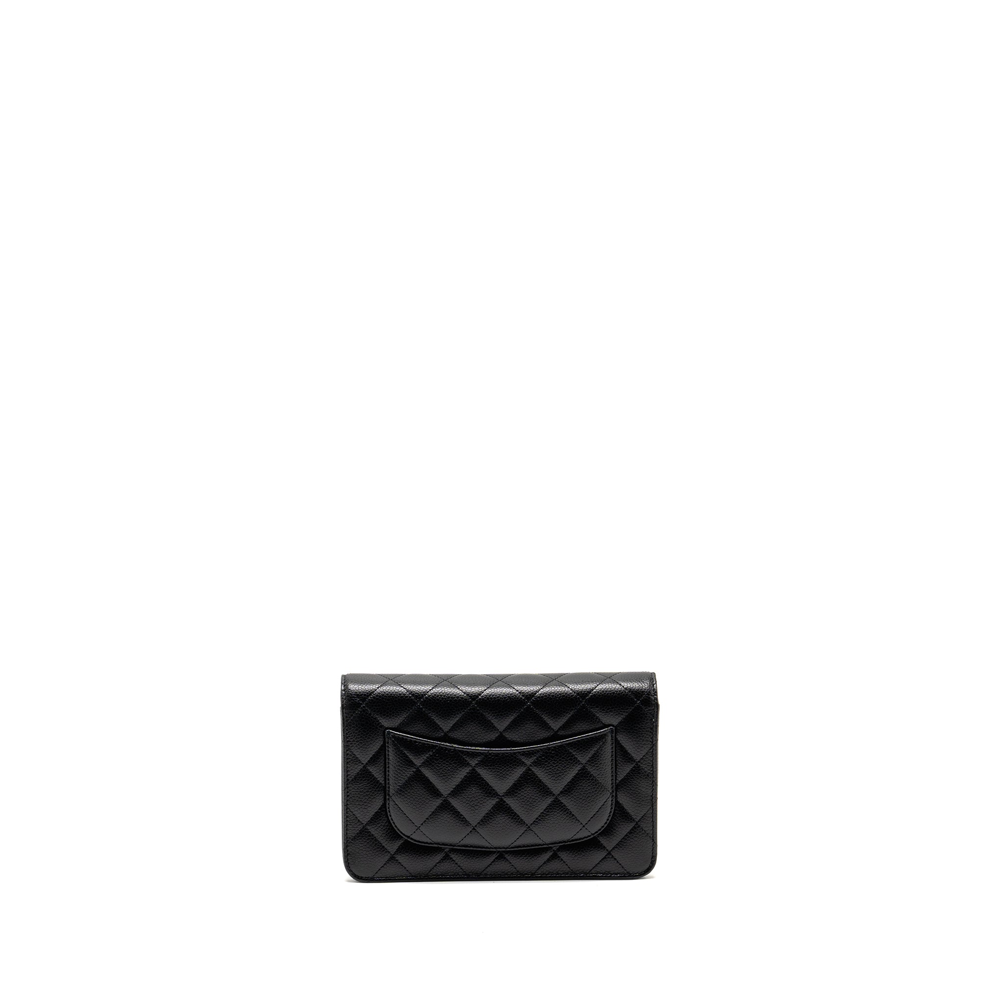 Chanel Classic Wallet on Chain Caviar Black (microchip)