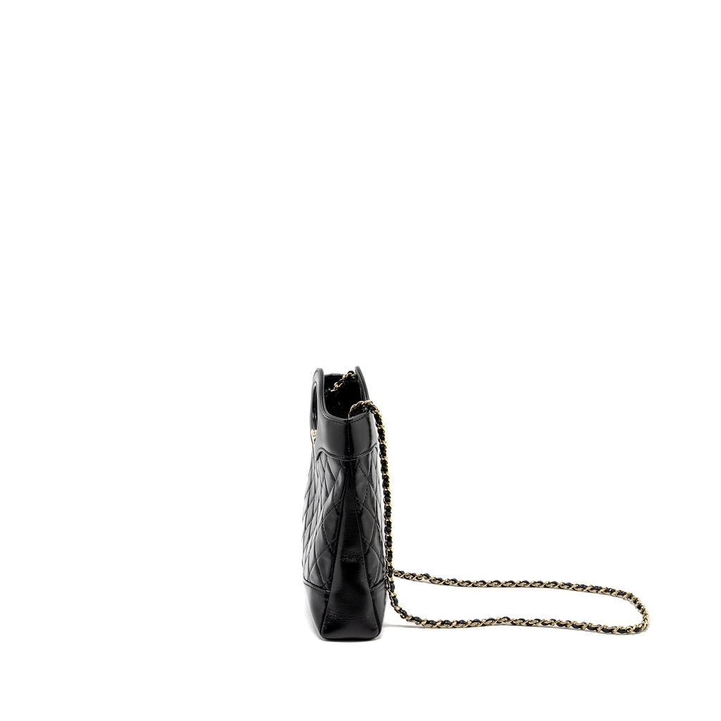 Chanel Mini 31 Bag Shiny Lambskin Black L (Microchip)