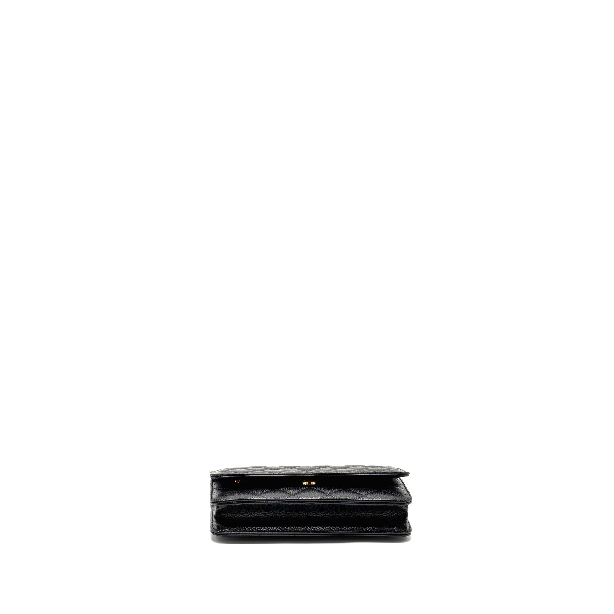 Chanel Classic Wallet on Chain Caviar Black (microchip)