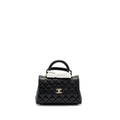 Chanel Small Coco Handle Caviar black L (microchip)