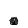 CHANEL 24A Mini Duma Backpack Grained Calfskin Black L (Microchip)