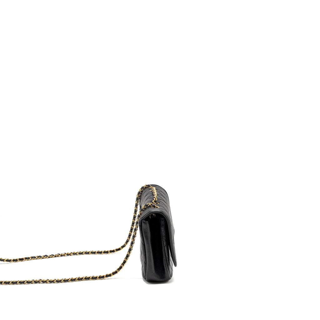 Chanel Filigree Flap Bag Caviar Black