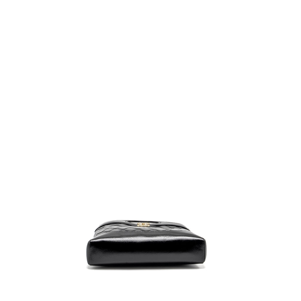 Chanel Mini 31 Bag Shiny Lambskin Black L (Microchip)