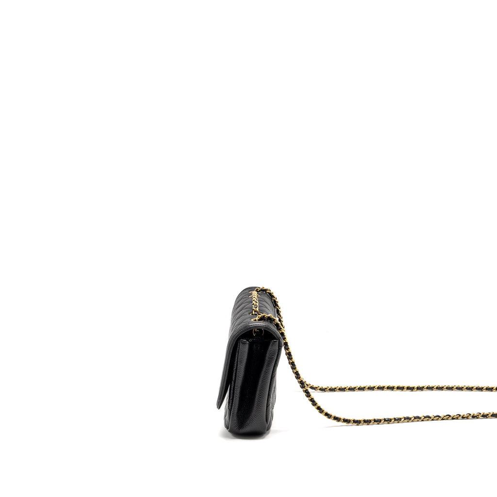 Chanel Filigree Flap Bag Caviar Black