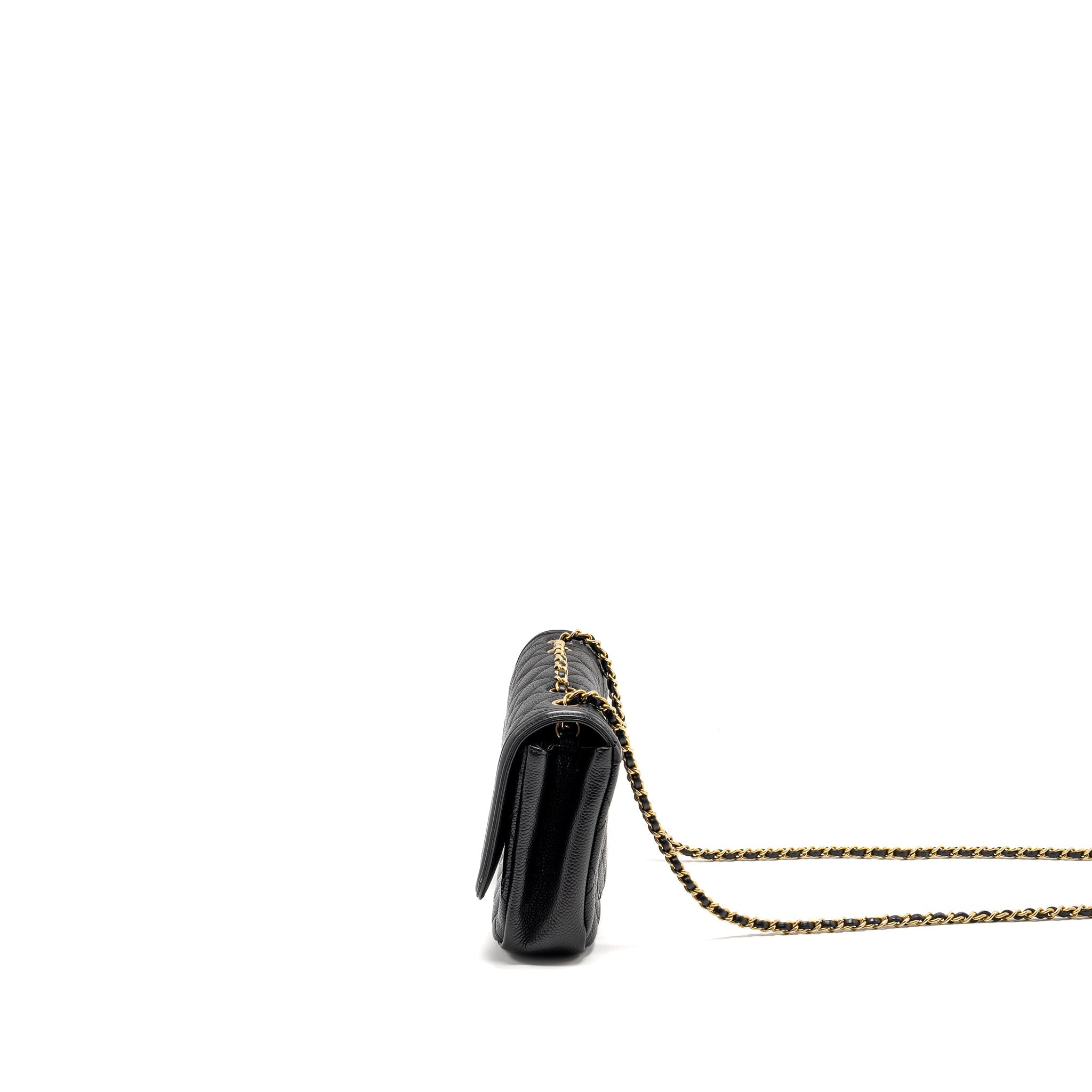 Chanel Filigree Flap Bag Caviar Black