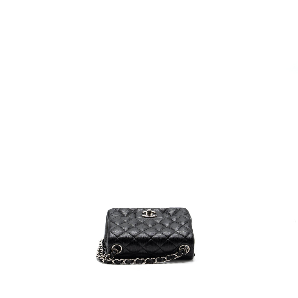 Chanel Classic Mini Square Flap Bag Caviar Black