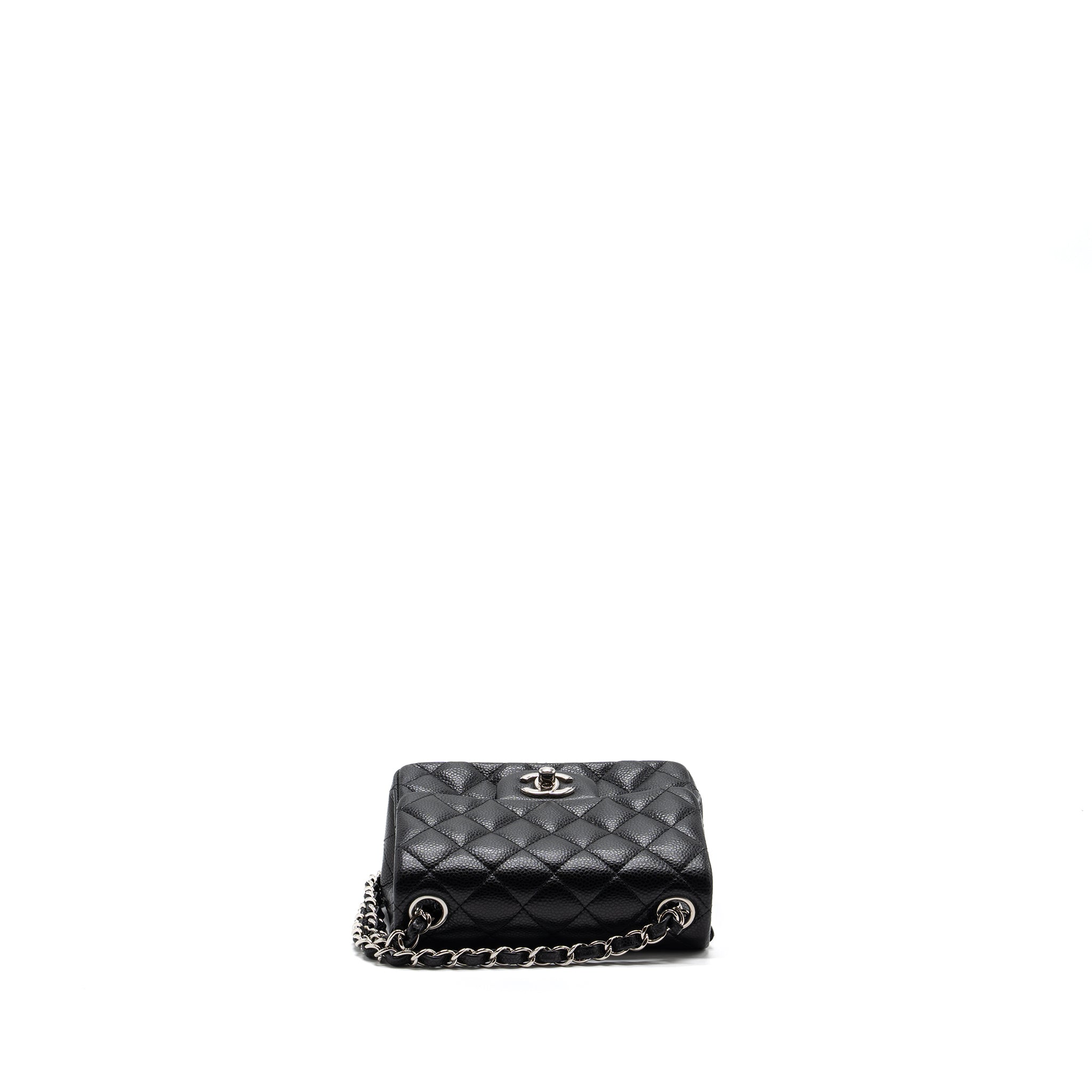 Chanel Classic Mini Square Flap Bag Caviar Black
