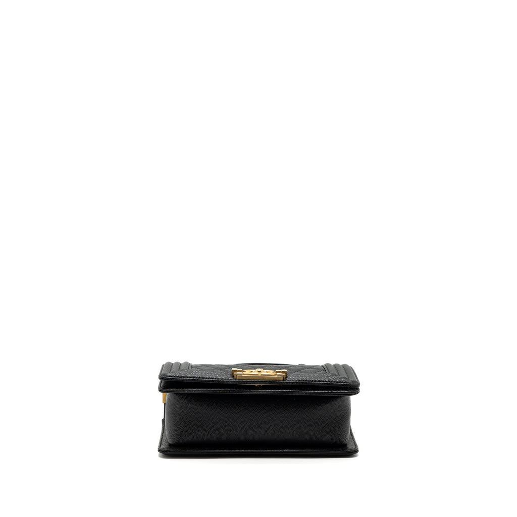 Chanel Small Boy Bag Caviar Black