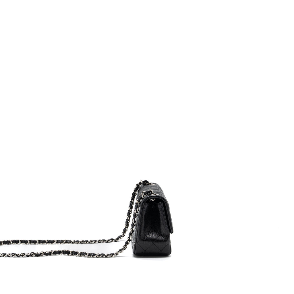 Chanel Classic Mini Square Flap Bag Caviar Black