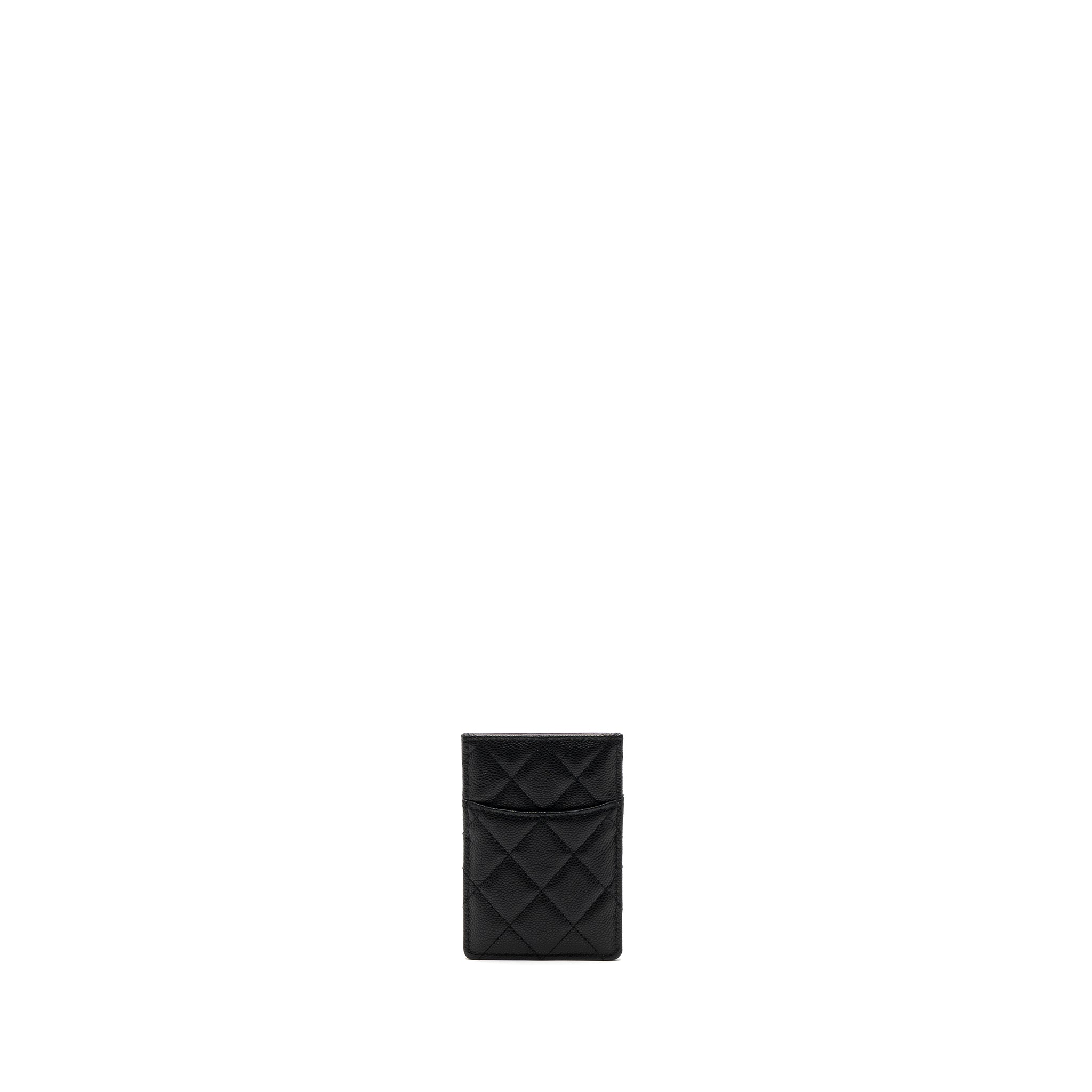 Chanel 23K Card Holder Caviar Black (Microchip)