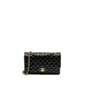 Chanel Medium Classic Double Flap Bag Lambskin Black