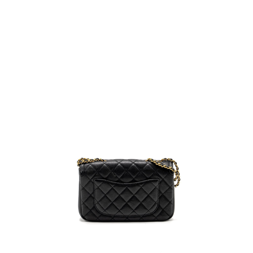 Chanel Filigree Flap Bag Caviar Black