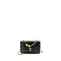 CHANEL 23A Lion Charms Wallet On Chain Lambskin Black  (microchip)