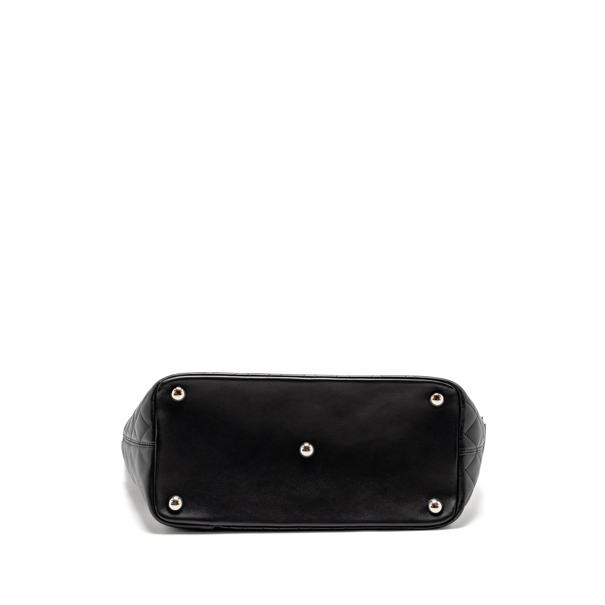Chanel Cambon Ligne Tote Bag calfskin Black