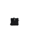 CHANEL SHOULDER BAG LAMBSKIN BLACK