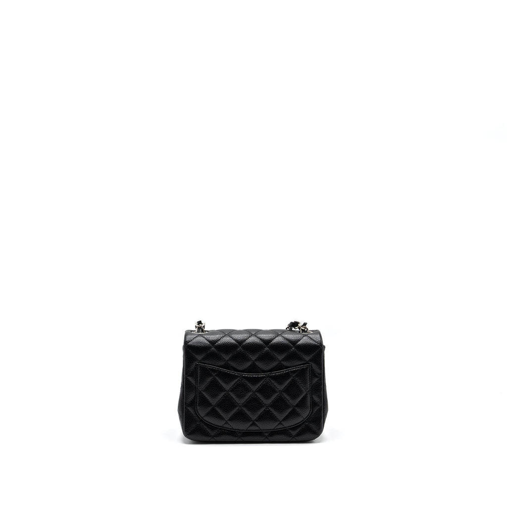 Chanel Classic Mini Square Flap Bag Caviar Black