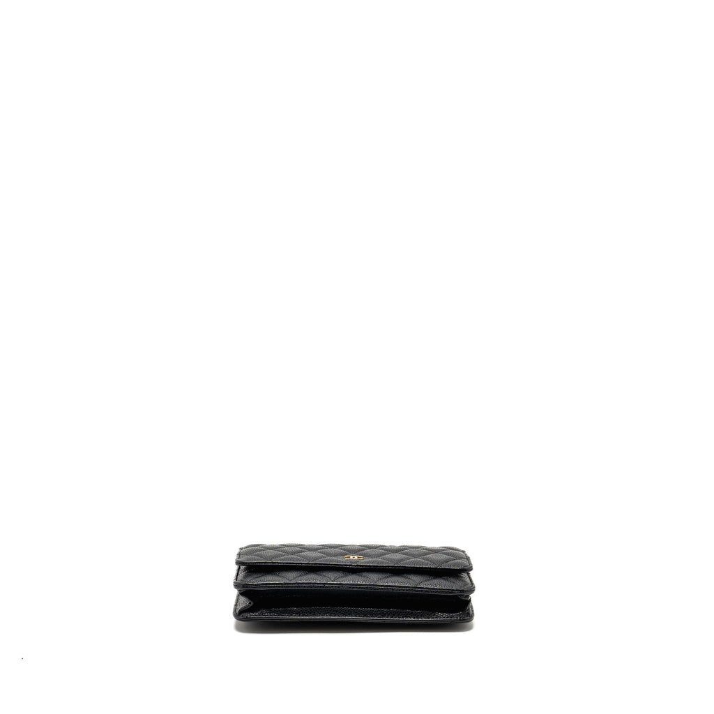 CHANEL Classic Wallet On Chain Caviar Black
