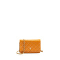 Chanel Classic Wallet on Chain Caviar Light Brown L (Microchip)