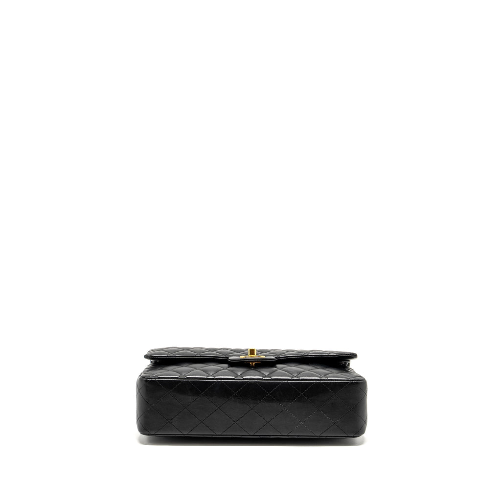Chanel  Medium Classic Double  Flap Bag Lambskin Black