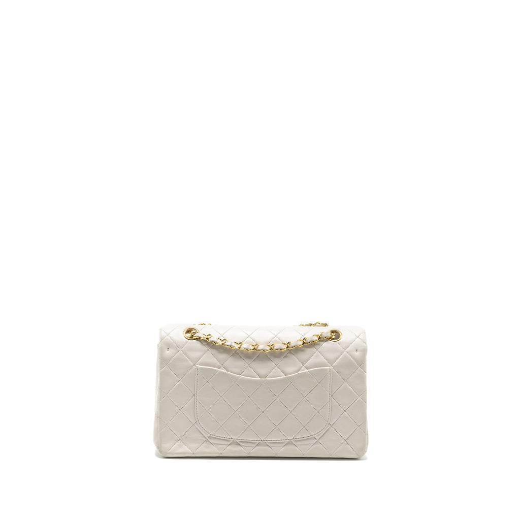 Chanel vintage Medium Classic Double Flap Bag Lambskin White
