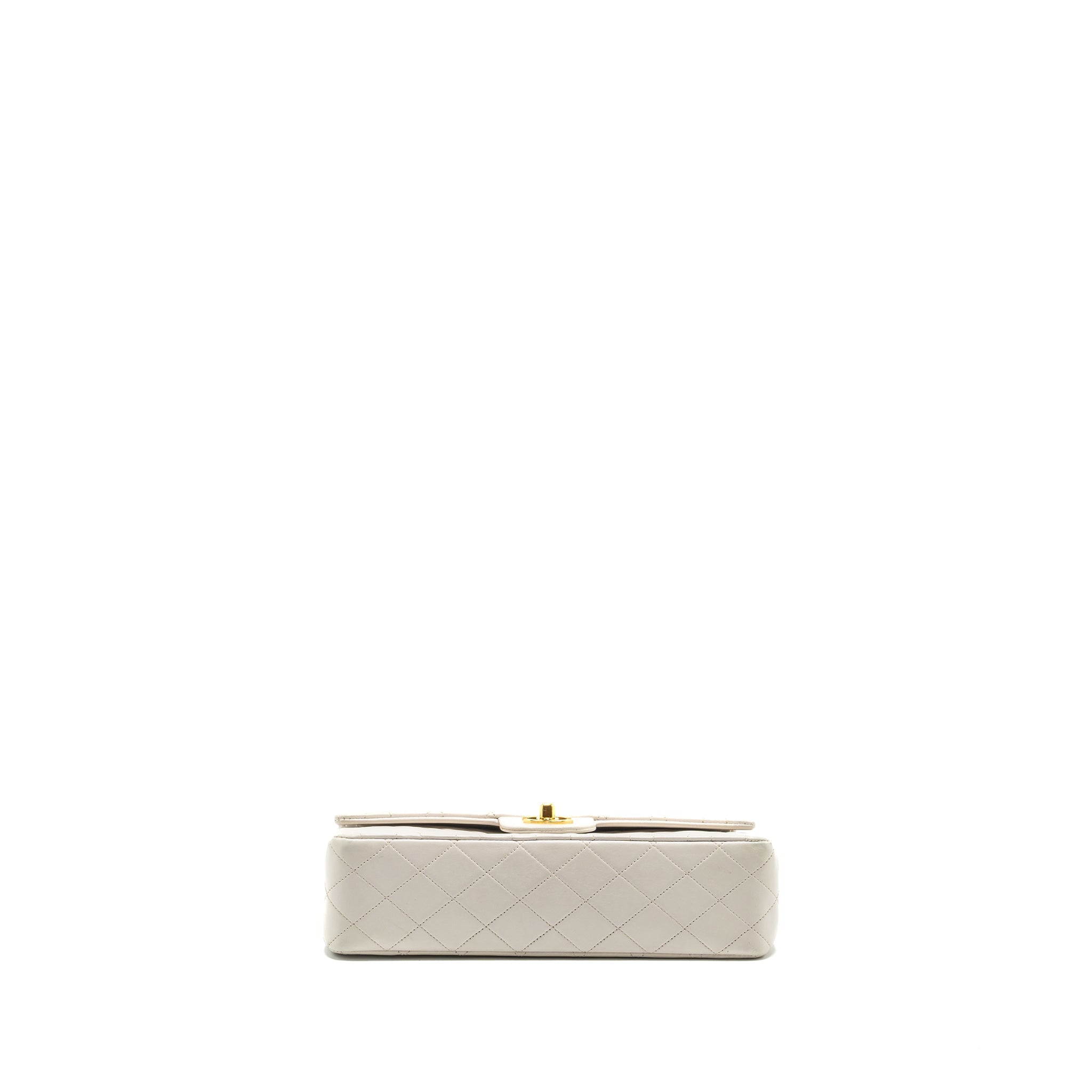 Chanel vintage Medium Classic Double Flap Bag Lambskin White