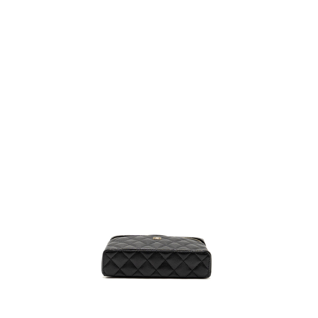 Chanel CC Top Handle Vanity Bag Caviar Black L (Microchip)