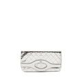 Chanel 31 Clutch Bag Goatskin Metallic Silver