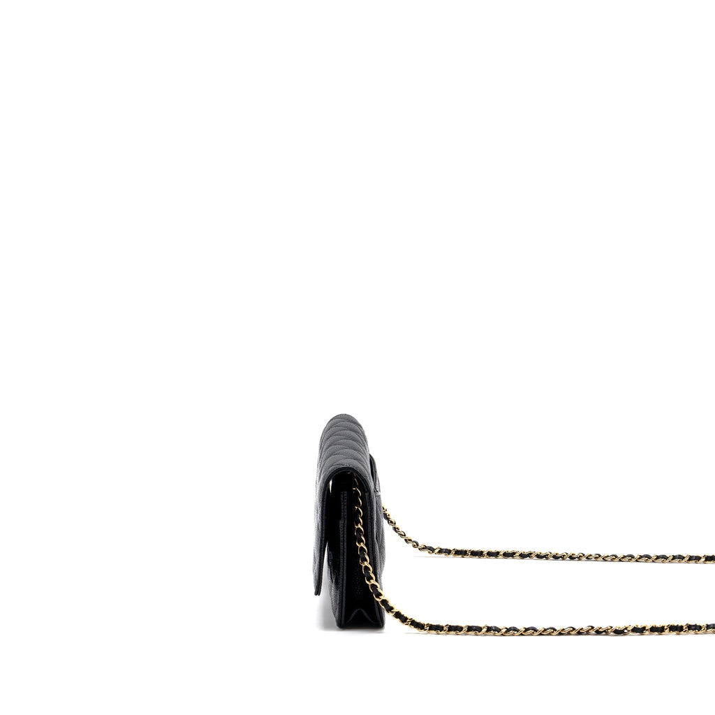 Chanel Classic Wallet On Chain Black Caviar Black