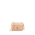 Chanel Gold Crush Mini Flap Bag Calfskin Light Pink  (microchip)