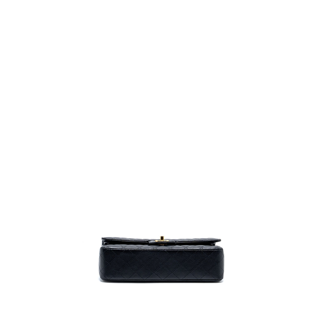 Chanel Medium classic double flap bag caviar black