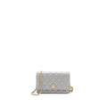 Chanel Pearl Crush Wallet on Chain Lambskin Light Grey Brushed  (Microchip)